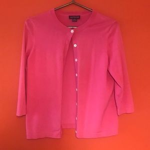 Pink Ann Taylor Cardigan